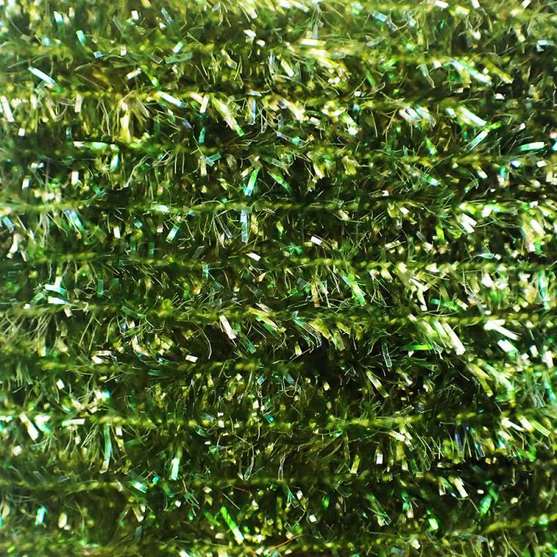 Krystal Chenille 6 mm / 1,5 m, Olive Green