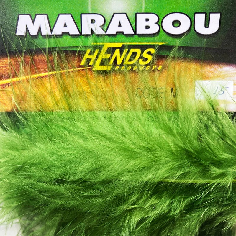 Hends Marabou Green Olive