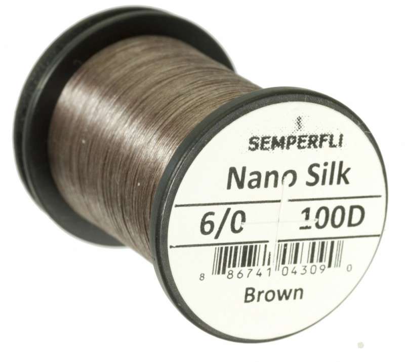 Nano Silk 100 Denier Predator 6/0 Brown