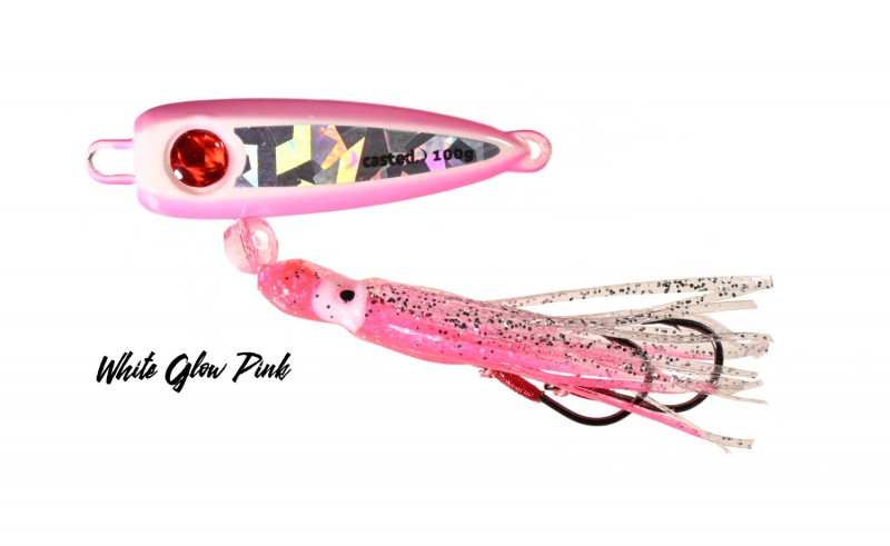 Jig Vaba Casted Inchiku Kickchiku 200g White Glow Pink