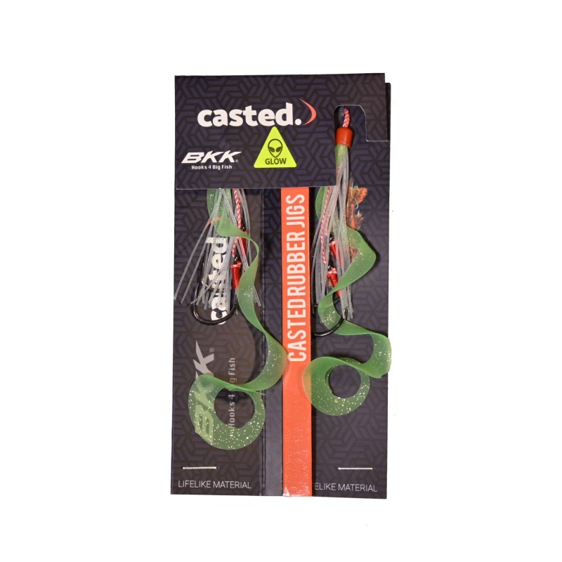Rezervno Krilo Jig Kabura Green White Glow