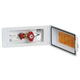 Oskrbovalna omarica za plin brez ključav