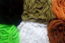 Chenille 5 mm / 1,5 m, White