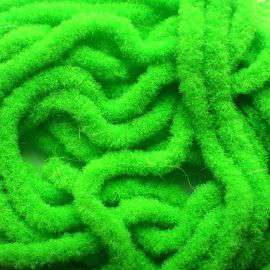 Chenille 5 mm / 1,5 m, Green Fluo