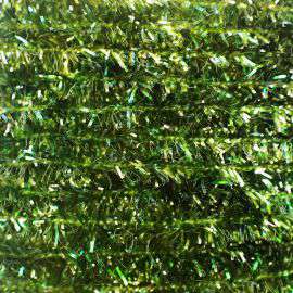 Krystal Chenille 6 mm / 1,5 m, Olive Green