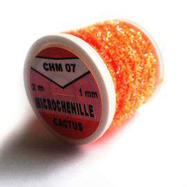 Microchenille Cactus 1 mm, Orange Pearl