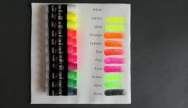Označevalec Laksa Skafars Neon Wax Sighter White