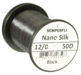 Nano Silk 50D 12/0 Black 50m