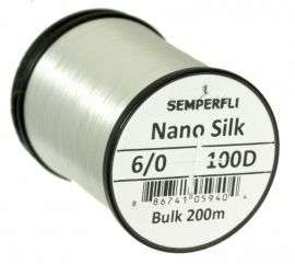 Nano Silk 100 Denier Predator 6/0 White