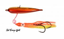 Jig Vaba Casted Inchiku Bottom Dancer 100g Red Orange