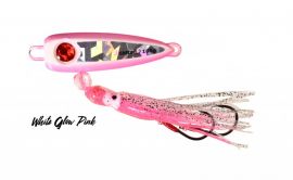 Jig Vaba Casted Inchiku Kickchiku 150g White Glow Pink